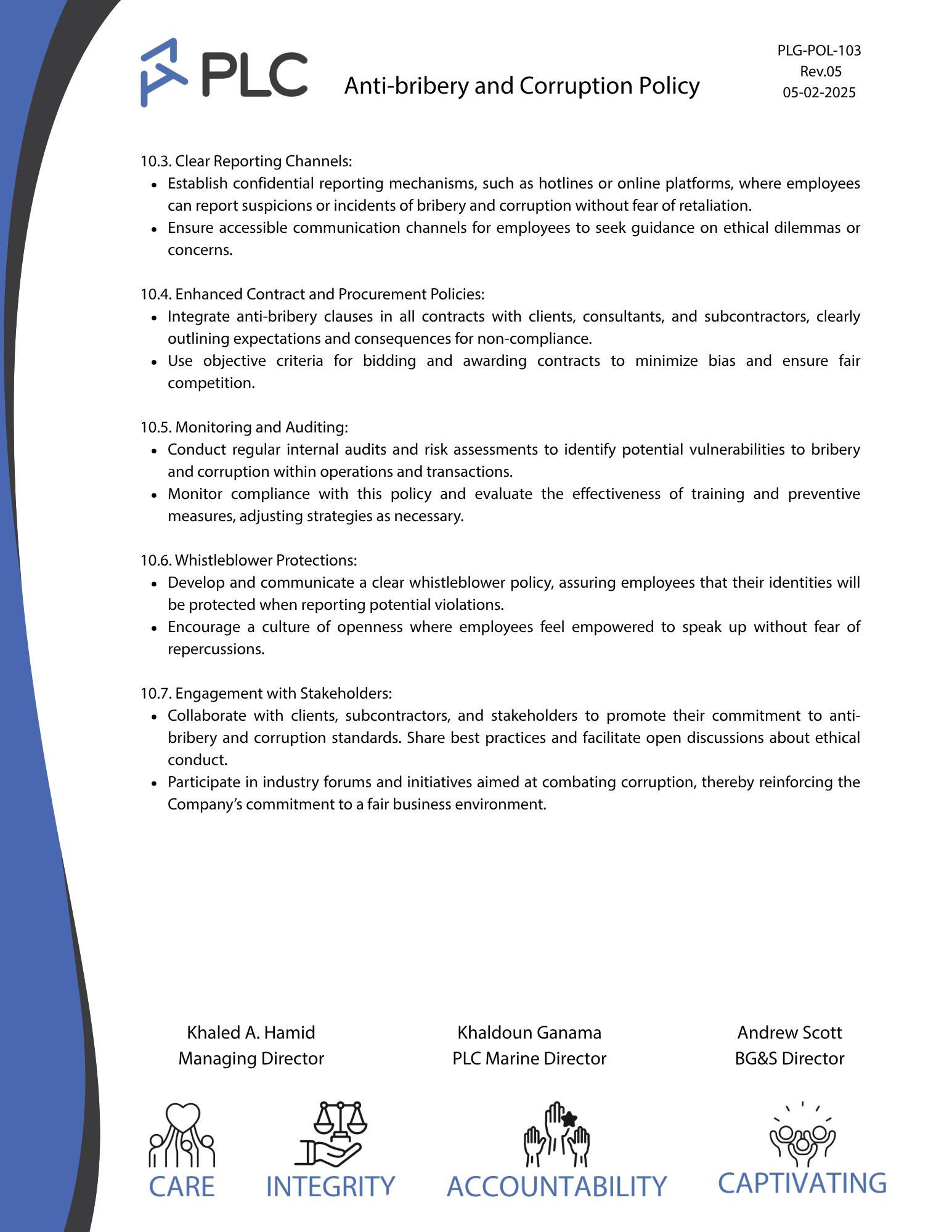 Policy 3
